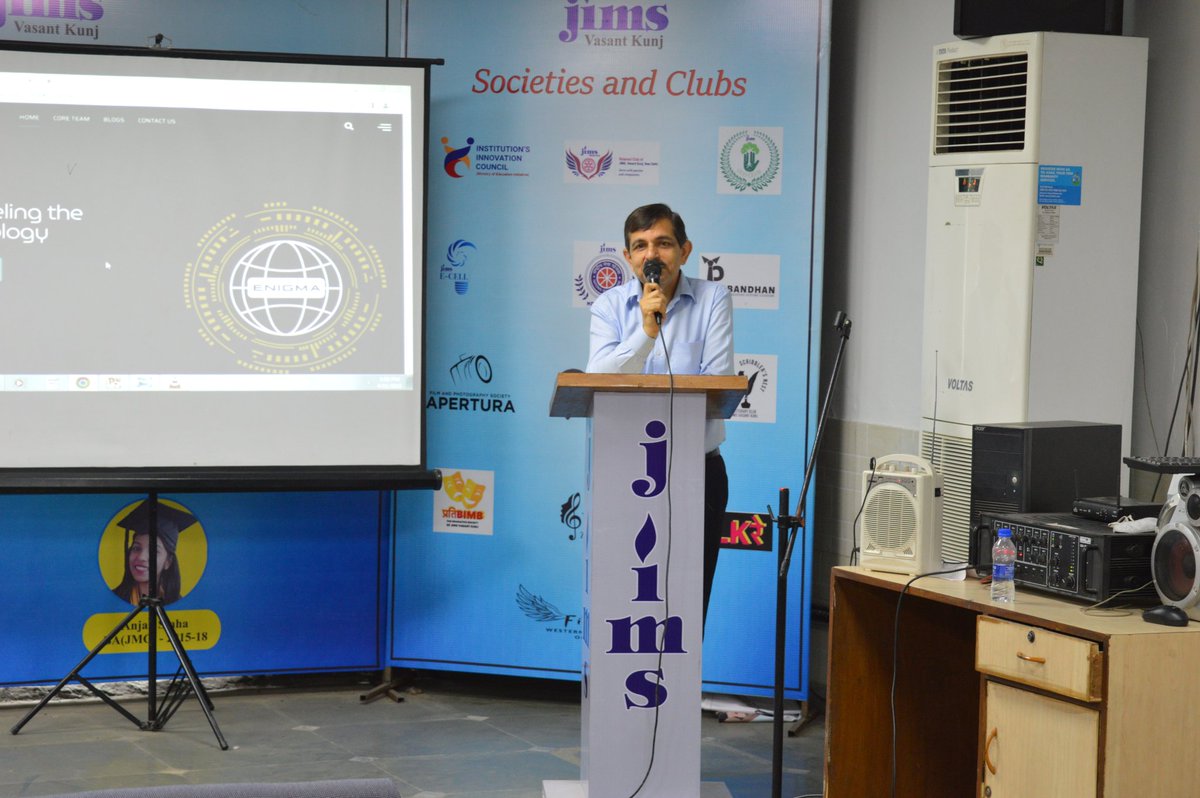 CouncilJims's tweet photo. Greetings folks ๐๐ซ
Inaugural and installation ceremony of Institution's Innovation Council and ENIGMA (IT CLUB) event has been conducted successfully on 11th April 2022 at JIMS Campus
#jims_vk #Inaugural_ceremony #IIC_event #innovation #ITCLUB https://t.co/J6pNLlOmXQ