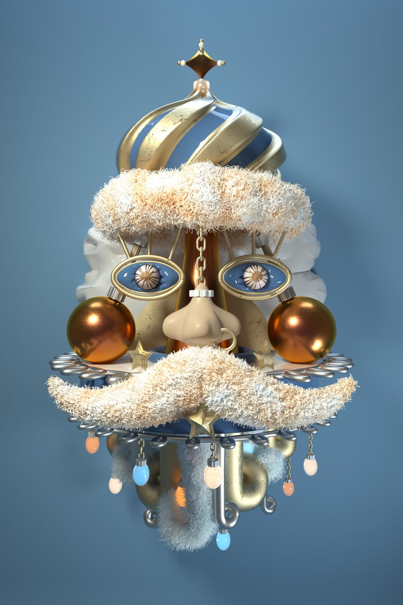 First NFT minted on <a href="/foundation/">Foundation 🌐</a> NOW!
 
'Santa Claus', 0.15 ETH reserve on FND
foundation.app/collection/for…

#nft #nftart #3dnft #c4dart #digitalart #cinema4d #c4d #octane #octanerender  #digitalart #3dart #3dmodeling #artswork #graphicdesign #graphic #3dgraphics #digitaldesign