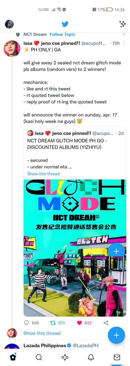 romibakes's tweet photo. @acupoftaro #nctdream #glitchmode
proof like, rt, and qrt of ph go @acupoftaro https://t.co/1kO6uZdAbJ