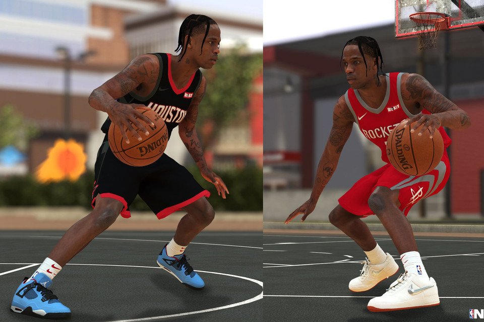 Travis_ScottXIX's tweet photo. Vous pouvez désormais jouer avec les speakers Travis Scott x Nike dans NBA 2K19 https://t.co/gYTdzkNO3U