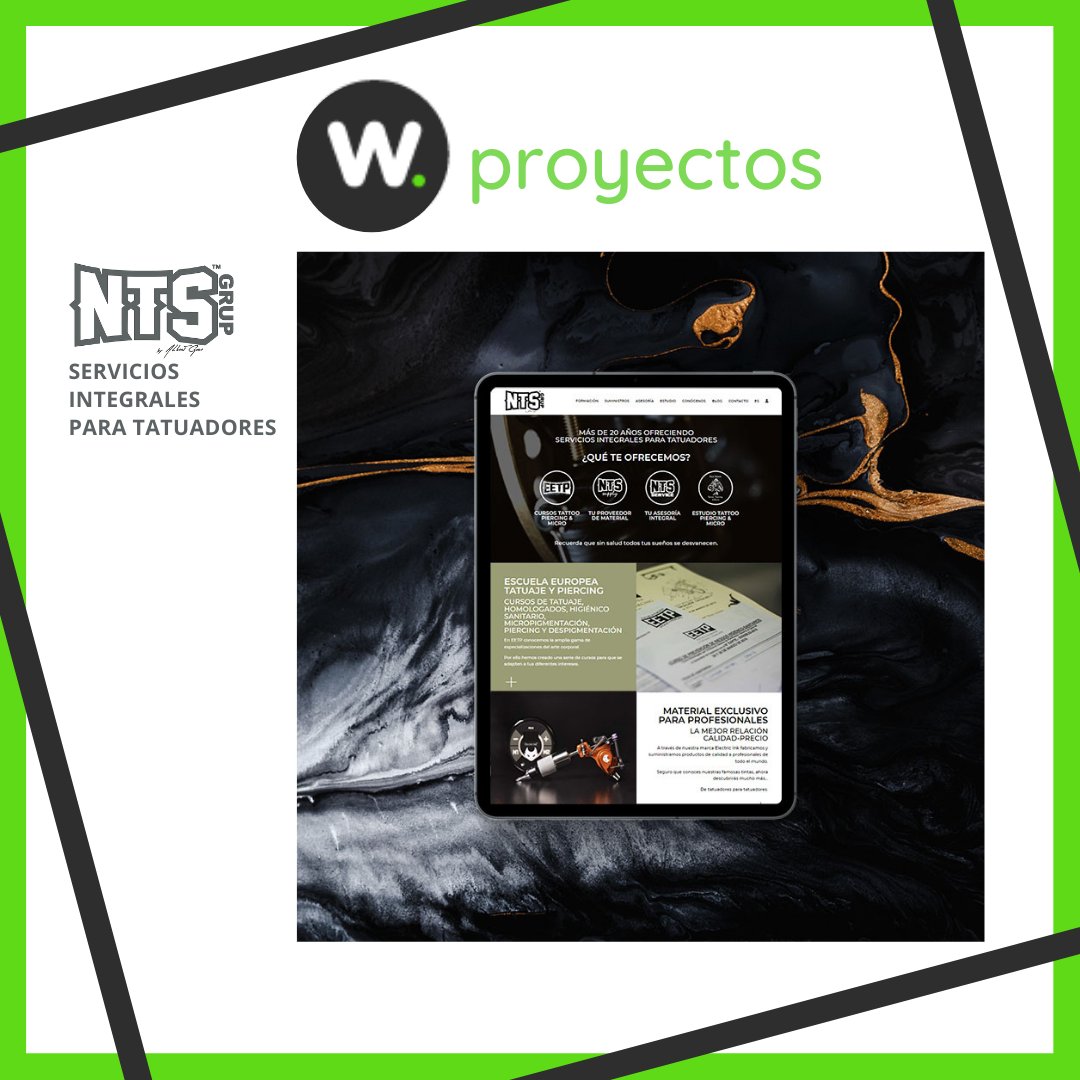 ¿Conoces NTS Grup <a href="/ntsgrup/">NTSGRUP</a>.bcn?
Llevan más de 20 años ofreciendo servicios para #tatuadores. 
En #welovewebs abordamos el proyecto desde 4 frentes:
✔️ Desarrollo web
✔️ E-Commerce
✔️ CRM
✔️Campus virtual
+Info: welovewebs.com/proyecto/nts-g…
 #agenciamarketing #mktdigital #web #crm