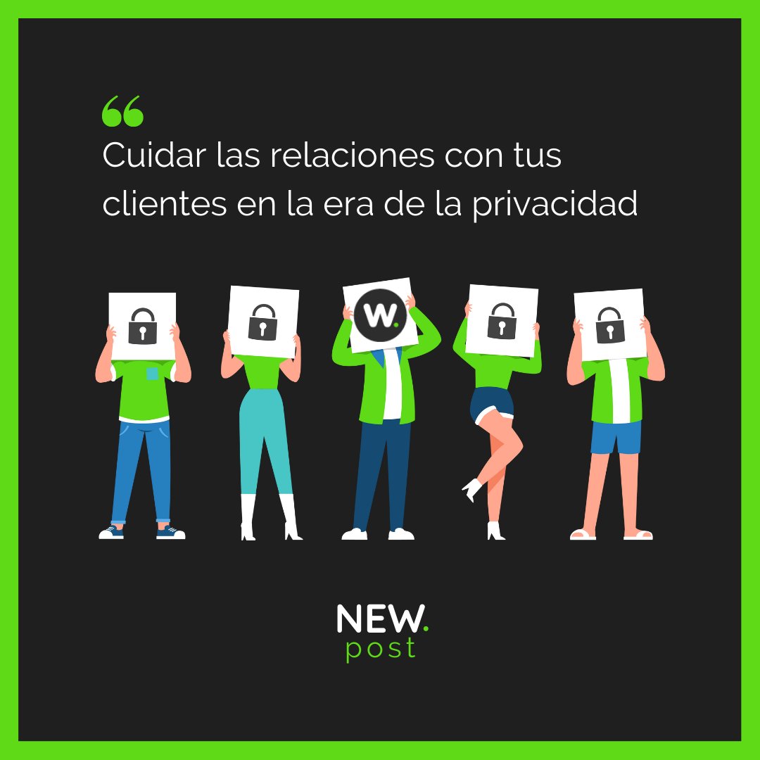 En el artículo te contamos cómo enfocar las relaciones con tus clientes respetando sus opciones de privacidad.

+ Info: welovewebs.com/relaciones-en-…

#agenciamarketing #welovewebs #mktdigital  #usuariodigital #privacidad #buyerpersona  #googleanalitycs #googlepartner