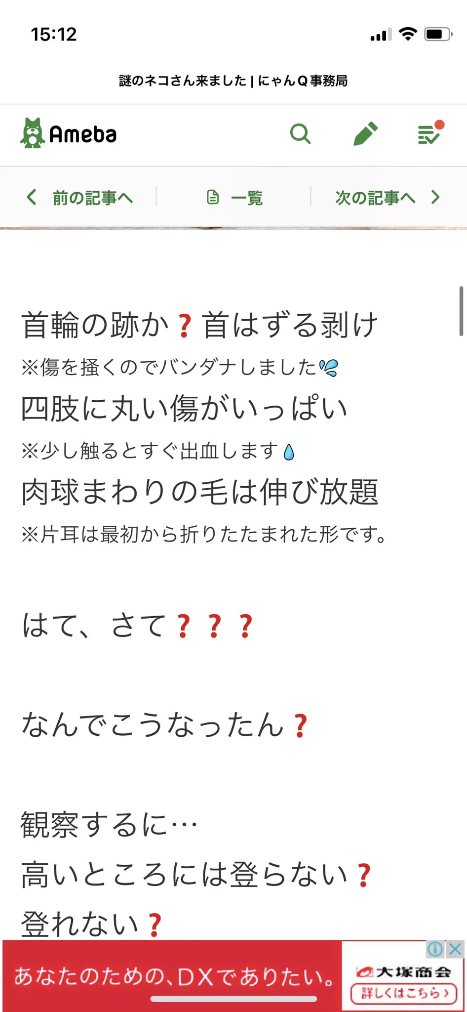 絶対に許せない。里親に出した猫2匹が虐待されたあげく棄てられていた
