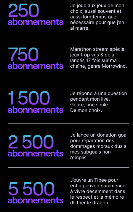 Bonjour Twitter. 
Vu qu'en 2022, il n'est plus nécessaire d'avoir du respect pour autrui (ou soi-même Pog), je me suis fait mon petit #SUBchallenge pas piqué des hannetons (#boomer).

#twitch #twitchfr #twitchstreamer #smallstreamer #donation #argent #thune #GimmeGimme #rt