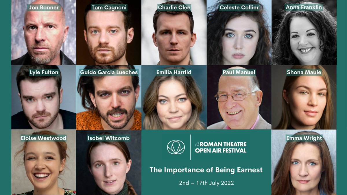 We are delighted to announce our fantastic cast for The Importance of Being Earnest, directed by Adam Nichols and Matt Strachan. 2nd – 17th July 2022. Tickets and full details at ovo.org.uk/big-shows/earn…