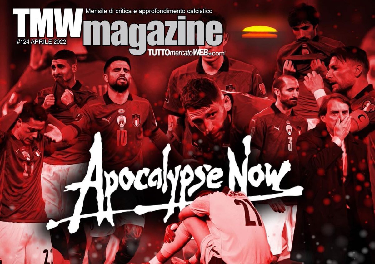 TMWMagazine (@tmwmagazinepage) on Twitter photo Otto mesi dopo il trionfo ad #Euro2020 gli <a href="/Azzurri/">Nazionale Italiana ⭐️⭐️⭐️⭐️</a> fanno di nuovo la storia fallendo la qualificazione alla <a href="/FIFAWorldCup/">FIFA World Cup</a> per la seconda volta consecutiva. Tutti i perché, i commenti e le analisi sul nuovo #TmwMagazine Otto mesi dopo il trionfo ad #Euro2020 gli <a href="/Azzurri/">Nazionale Italiana ⭐️⭐️⭐️⭐️</a> fanno di nuovo la storia fallendo la qualificazione alla <a href="/FIFAWorldCup/">FIFA World Cup</a> per la seconda volta consecutiva. Tutti i perché, i commenti e le analisi sul nuovo #TmwMagazine