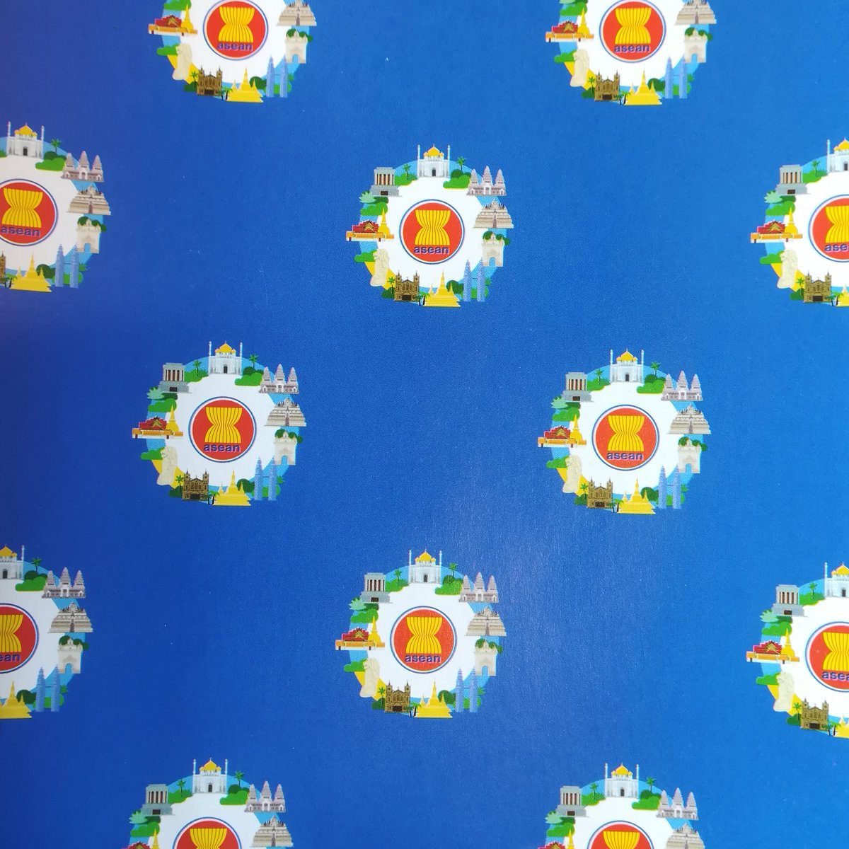 Little known fact about <a href="/ASEAN/">ASEAN</a>: they have rather fetching gift-wrapping paper, complete with little buildings