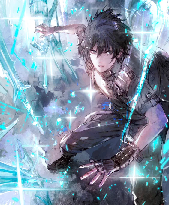 グランサガ×ファイナルファンタジーXVコラボに描き下ろした2つのイラストをの掲載許可を頂きました!
どちらも気合を入れて描いたので、ぜひ手に入れてみてくださいね! 

https://t.co/szadkoNBXk 

#グランサガ  #FFXV 