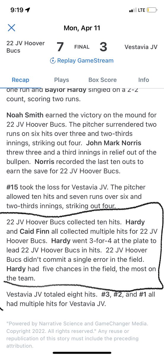baylor_hardy's tweet photo. Good day at the plate @eastcoastbball @hit4Jesus @ericdubose28 @HooverAthletics https://t.co/2GlgbYMhD1