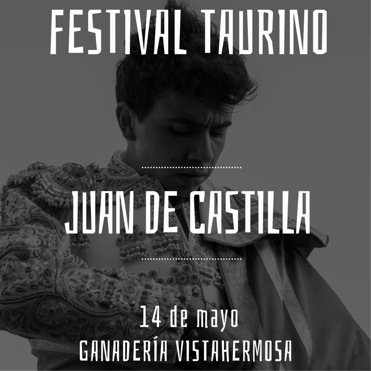 JuandeCastilla's tweet photo. Valiente quien persigue sus sueños y no descansa hasta cumplirlos.
Infinitas gracias a todos lo que siguen trabajando por este proyecto para brindar un extraordinario día de toros.
Siempre estaré comprometido con los jóvenes que den el paso adelante para defender la tauromaquia. https://t.co/wrv9Wcazgd