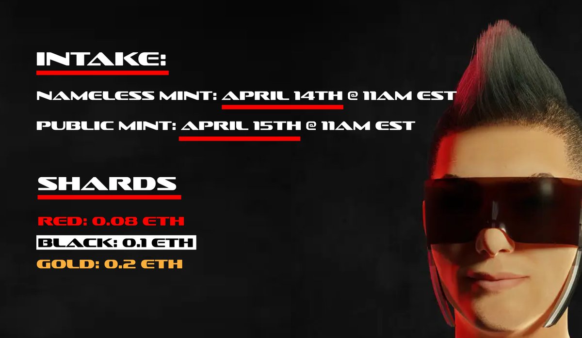 Prepare for intake. 

HQ will be open for ~24 hours, for those who ranked and have not submitted yet. 

10 Nameless from this post, interact, follow instructions.  

#joviantakeover #szn1