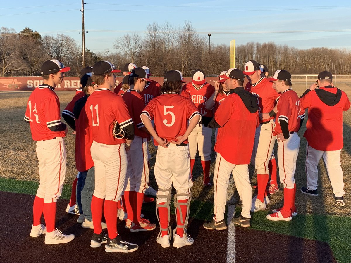 BSteinbecker's tweet photo. Ships take season open over Sheboygan North.  Sophomore Noah Wech earns the W on the mound and goes 4-5 with 4RBI’s.  Home opener tomorrow against Preble https://t.co/HNngpBT1qa