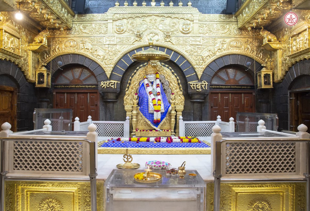 SSSTShirdi's tweet photo. *!! ॐ साई राम !!*
*श्री साईबाबा संस्थान विश्वस्त व्यवस्था,शिर्डी*
*!! ॐ Sai Ram !!*
*Shri Saibaba Sansthan Trust, Shirdi*
*आरती :- शिर्डी माझे पंढरपूर*                 *मंगळवार १२ एप्रिल २०२२*     
*Aarti : - Shirdi Majhe Pandharpur* 
*Tuesday 12 April 2022* https://t.co/NUujja5ENl