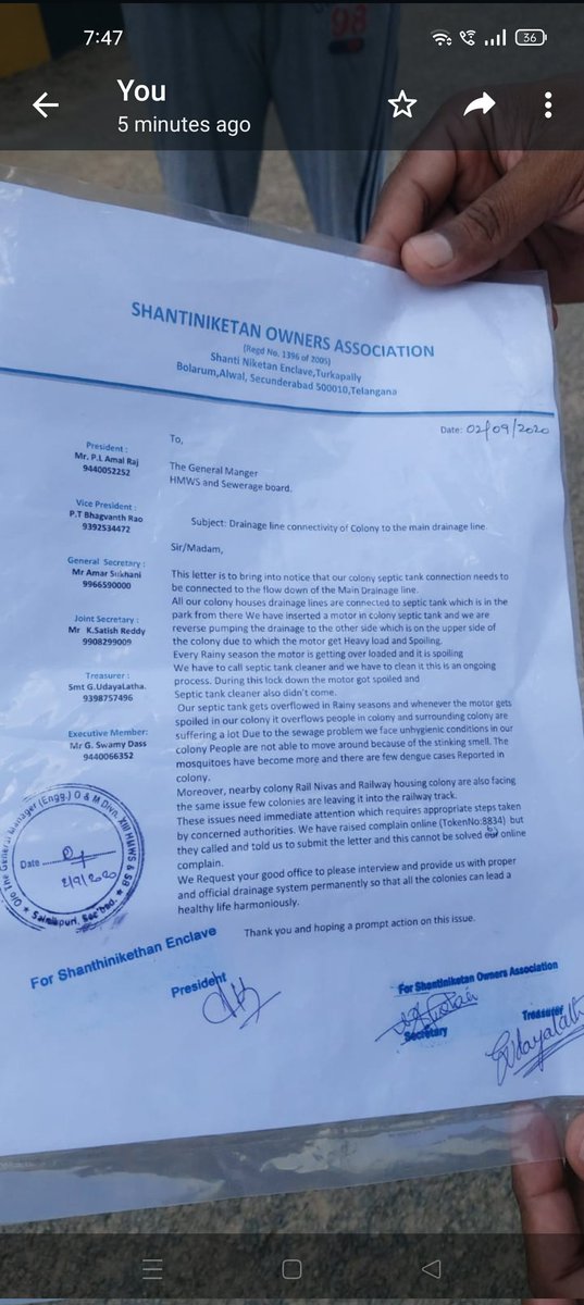 ShantiNiketan_b's tweet photo. Dear @KTRTRS sir it's been more than a 8months small connection of drinage to flow towards downwards is not connected to main line .We hear "Strategic Nala Development        Program (SNDP)"big terms .But this small connection is not done @zckukatpally @DCAlwalGHMC @GHMCOnline . https://t.co/Z7sc7NK60k