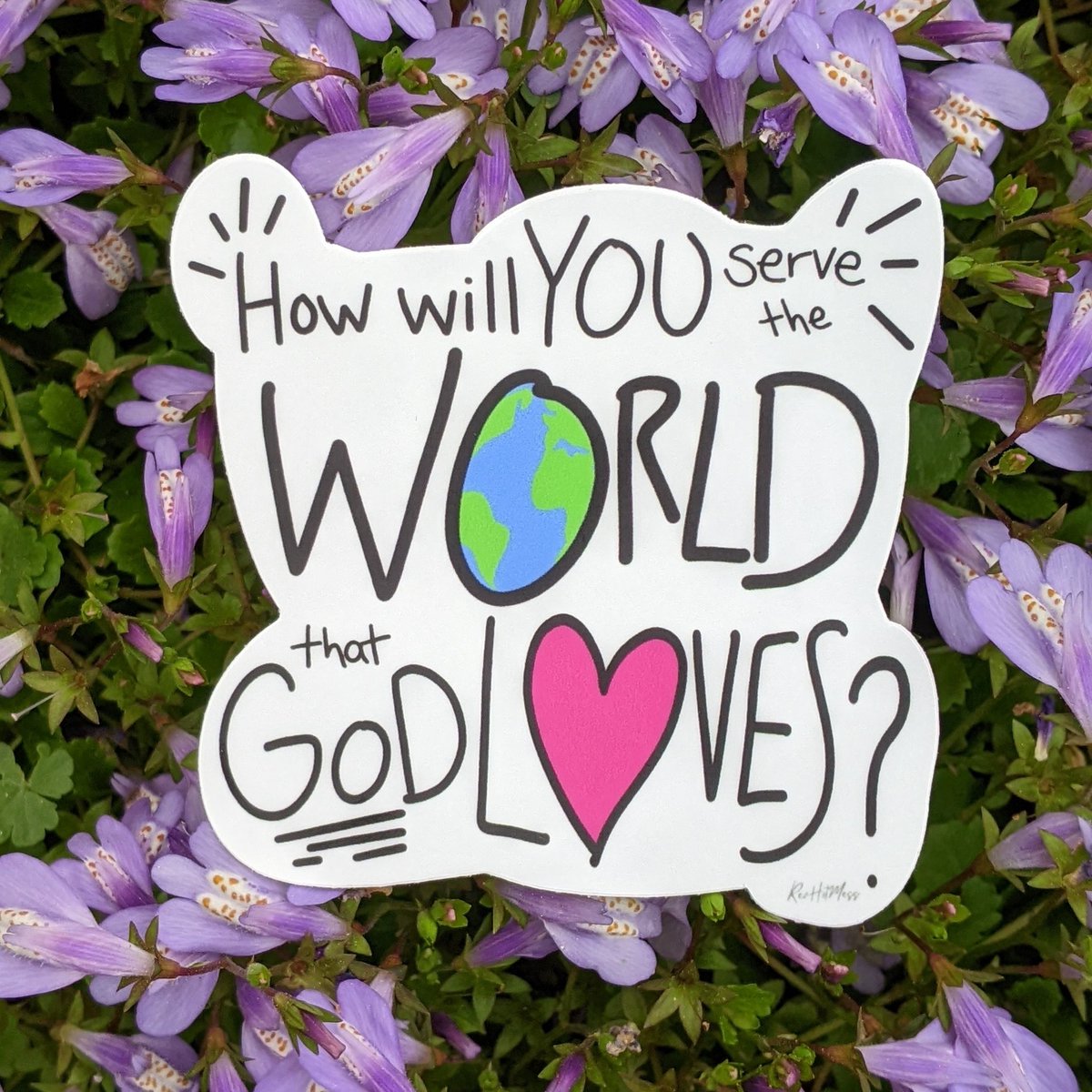 RevHotMess_'s tweet photo. Between sticker sales and the Tshirt campaign, y'all have reached $40 donated to @UKirkMinistries! 🎉

Be sure to share pictures of your items in the wild and how you are sharing that love with the world. 💕 https://t.co/Mp5TwGQp9w