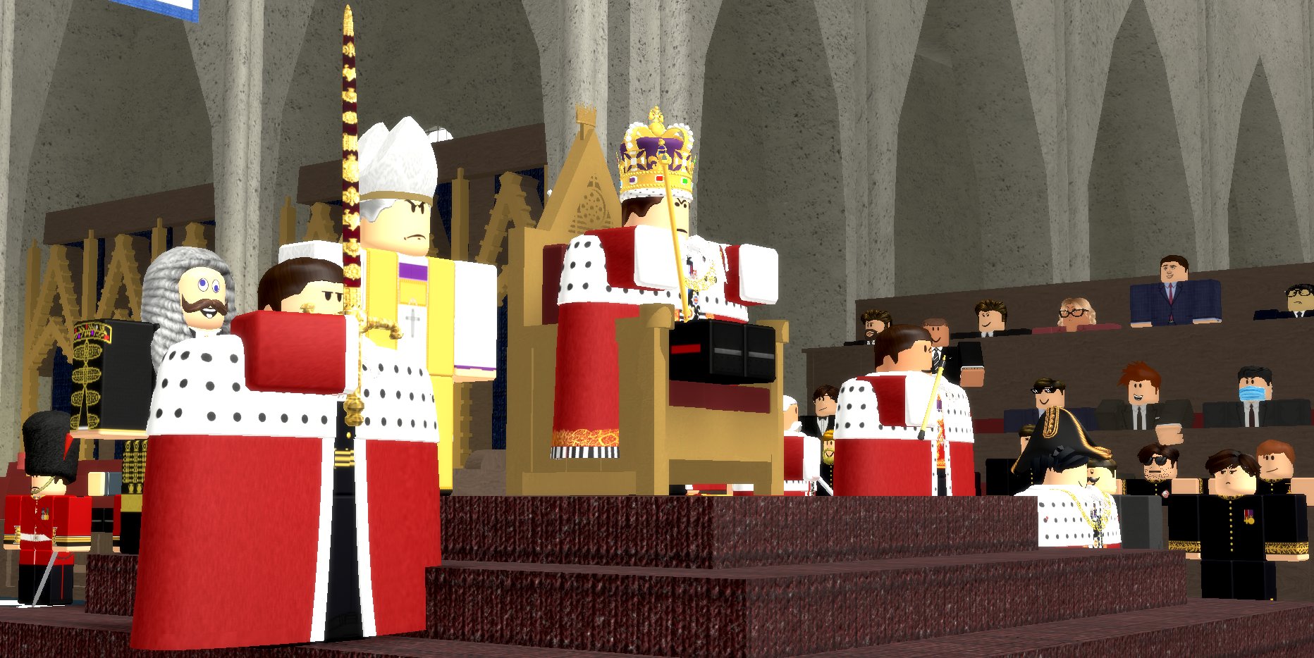 The Royal Family Roblox on Twitter "September 2020 The Coronation of King Joseph took place at