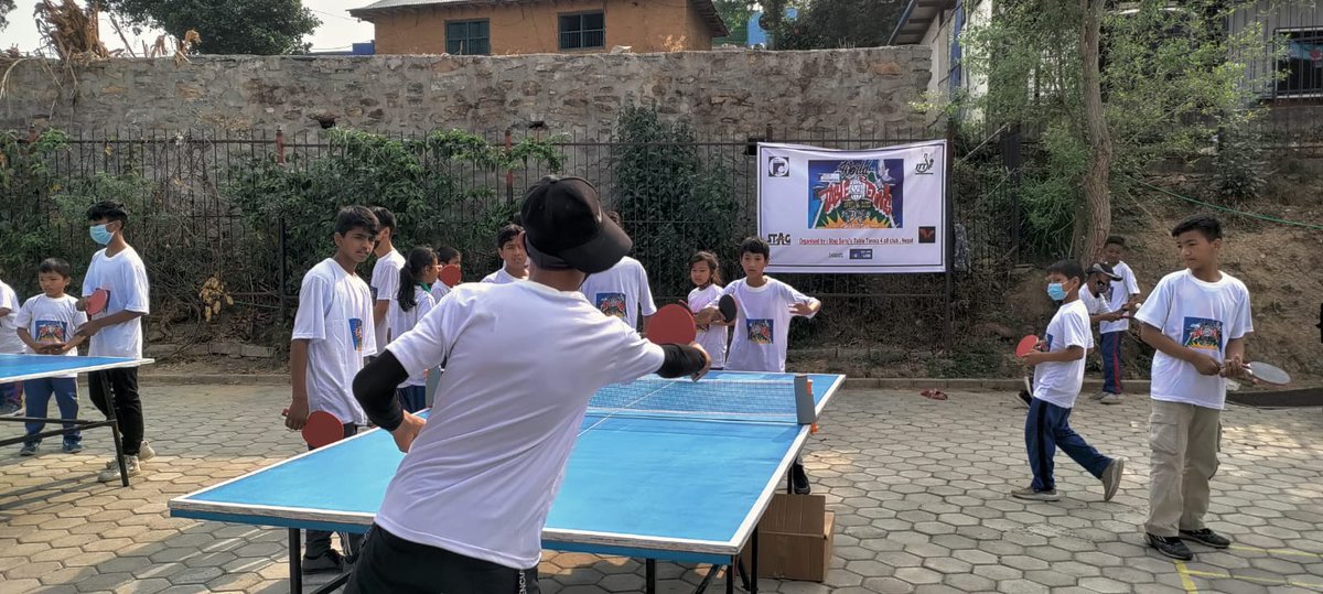 ittffoundation's tweet photo. Stag Saroj’s table tennis 4 all club overcoming stereotypes in Nepal 🏓🇳🇵
WTTD Promoter organised a training camp in Lalitpur to develop communicational skills among children on #WorldTableTennisDay .
#PeaceOnTheTable https://t.co/VMjyE7H7BM