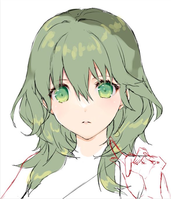 塗りながらラフ整理ヾ(⌒(ノ•.ロ•)φ"
ぱいぱいまるだし予定です 