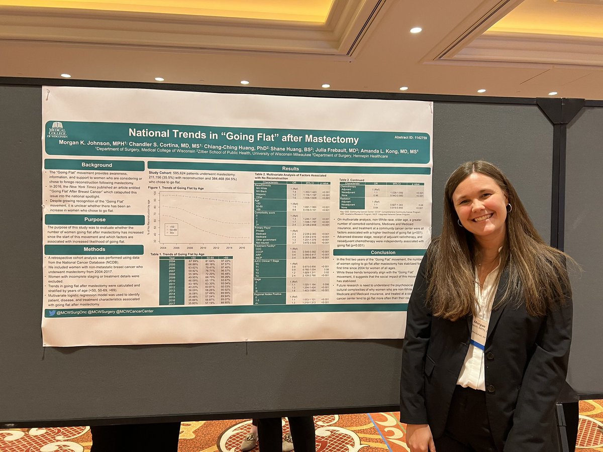 Amanda L Kong, MD MS (@amandakongmd) on Twitter photo So proud of Morgan Johnson presenting at this year’s ASBS conference in Las Vegas! #ASBrS22 #futurebreastsurgeon <a href="/MCWSurgery/">MCW Surgery</a> <a href="/mcwsurgonc/">MCW SurgicalOncology</a> So proud of Morgan Johnson presenting at this year’s ASBS conference in Las Vegas! #ASBrS22 #futurebreastsurgeon <a href="/MCWSurgery/">MCW Surgery</a> <a href="/mcwsurgonc/">MCW SurgicalOncology</a>
