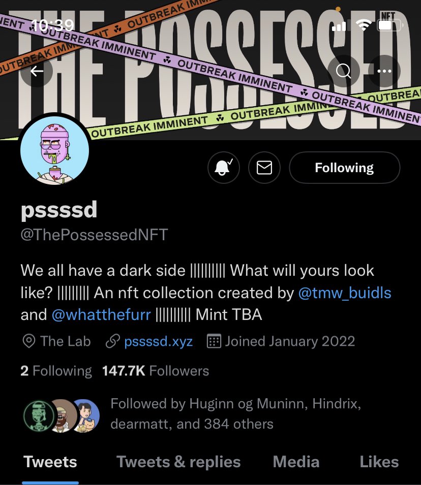 🧪Who’s ready for <a href="/ThePossessedNFT/">pssssd</a> to hit 150k? So proud of this project LFG! ❤️🔥