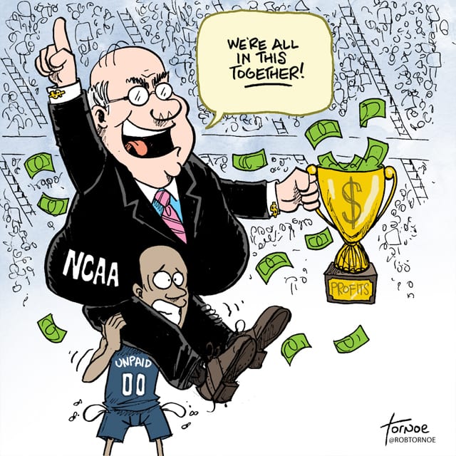 VanBui23's tweet photo. The CCA, the NCAA, and other schools affiliated with the NLI are exploiting these college athletes giving them no room for negotiation. #ucr150 @besavageee https://t.co/EOavmjZRS0
