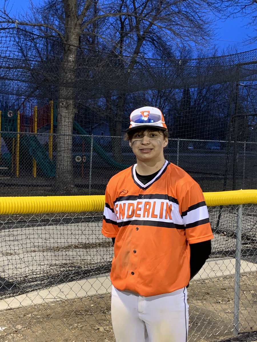 Eighth grader Orien Adargo comes of the bench to flash some leather at first base and an RBI single.