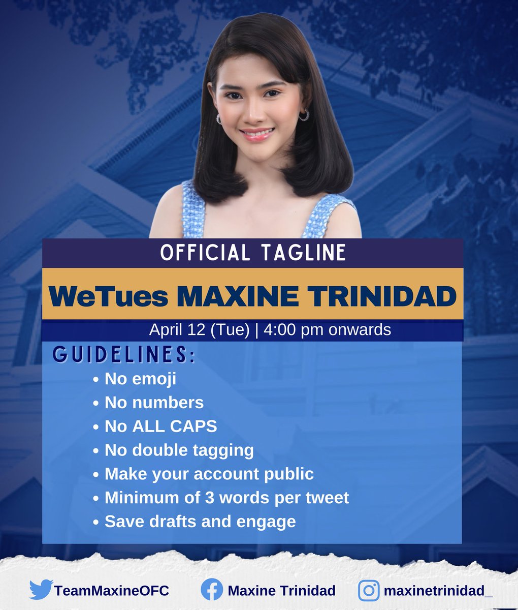 TeamMaxineOFC's tweet photo. Hey Berries! 🍓

We will have a Twitter Party at exactly 4:00 pm. Please save some drafts and join us later!

Thank you!

#MaxineTrinidad | @maxinetrinidad_ https://t.co/hF7uiWV1VN