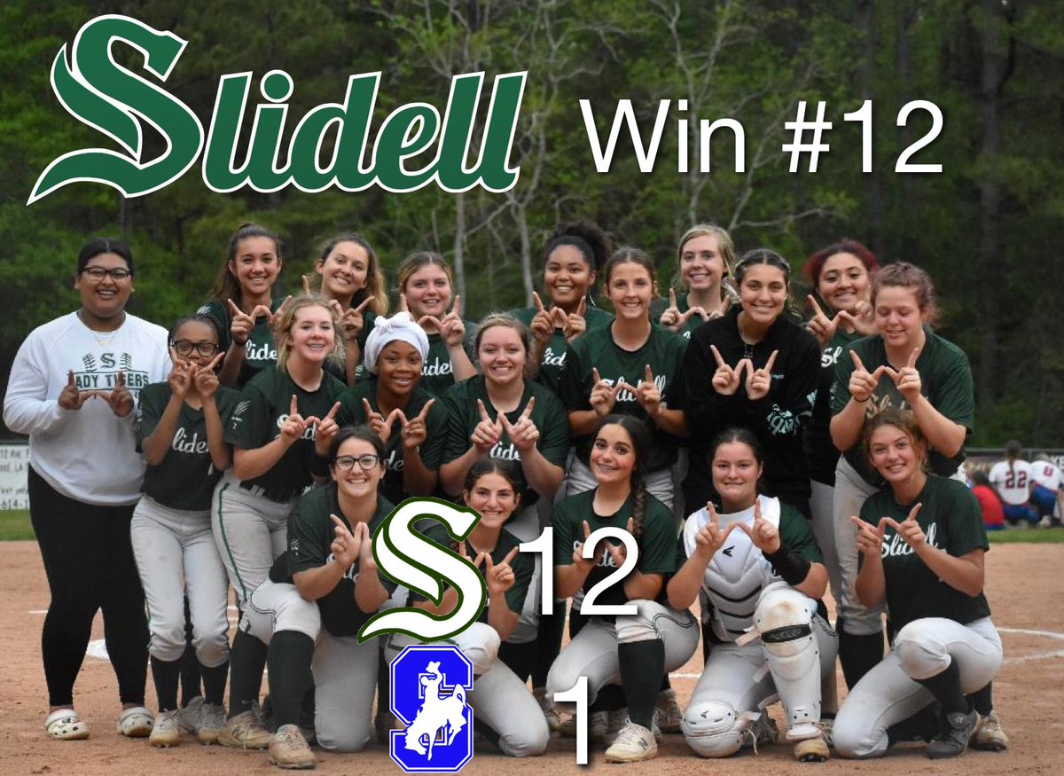 Win #12

<a href="/LSL_Sportsline/">Louisiana Sportsline</a> @Louisiana5A 
<a href="/Softball_La/">Louisiana High School Softball</a> <a href="/SportsSlidell/">Slidell Sports</a>
