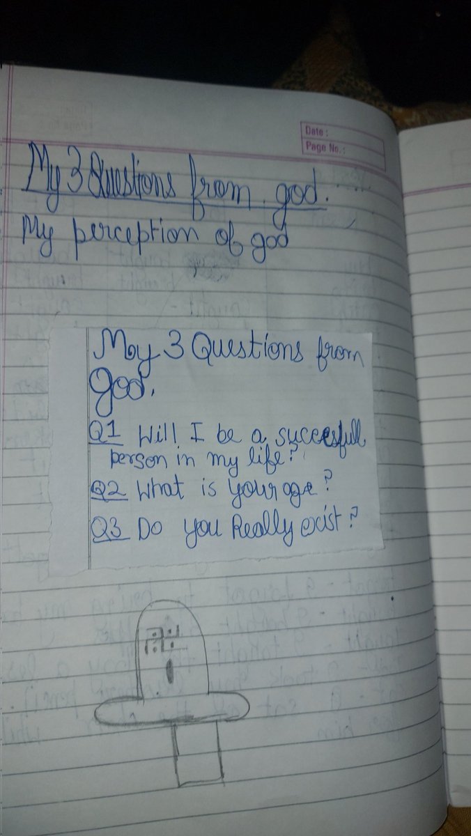 PreetiChanana1's tweet photo. Truly an insightful learning experience for SS and TT ....thanks ma'am....#questionsforGod https://t.co/fL6Hj9YaTO