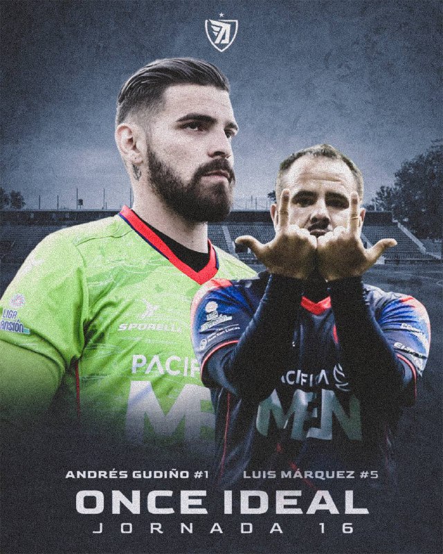 ✨ ¡𝗣𝗔𝗥 𝗗𝗘 𝗖𝗥𝗔𝗖𝗞𝗦! ✨

<a href="/andres_ggp/">AndresGudiño ⚽️🍀</a> y <a href="/Lamq1095/">Luis Márquez</a> fueron elegidos como parte del equipo ideal de la #Jornada16 en la <a href="/LigaMXExpansion/">Liga BBVA Expansión MX</a> 

#SomosAlteños 🔵🔴