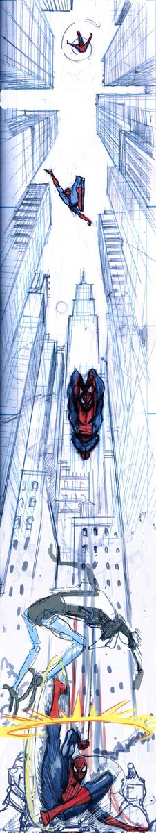 RT @juaneferreyra: some Spine-Tingling Spider-Man pencils/layouts https://t.co/j2s3BKKHKH