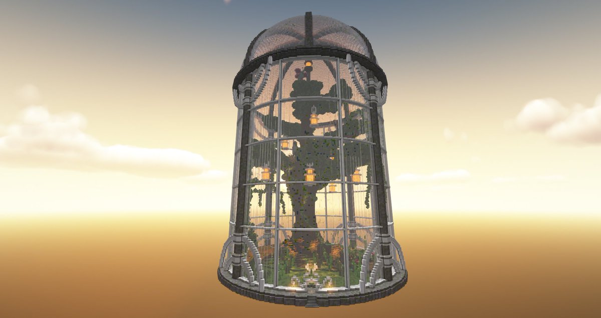 Xander_Builds's tweet photo. #minecraft #Minecraftbuilds #minecraftbuild An aviary/magical space I made for a friend. https://t.co/eujAiiQce0
