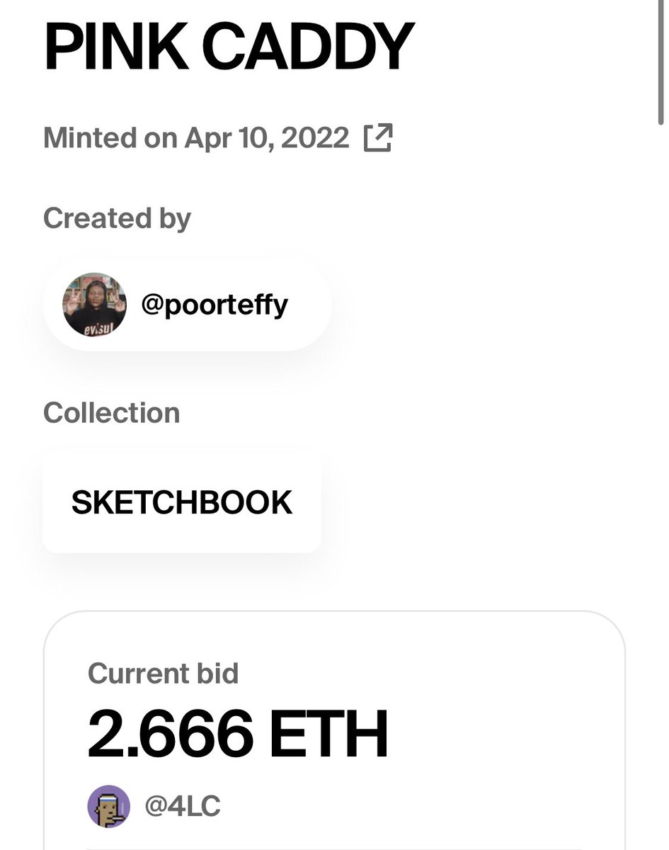 revuted's tweet photo. Wow 2.66 eth and still going. Very happy for you @poorteffy this piece really deserves it 🙏🏼💯 https://t.co/JOkv6Ri1kd