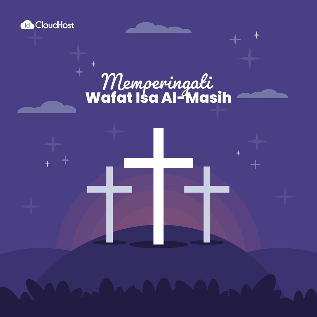 Idcloudhostcom's tweet image. Selamat Memperingati Jumat Agung, Wafatnya Isa Almasih, dan Selamat Hari Paskah Tahun 2020 bagi kamu yang merayakannya.
#IDCloudHost #CloudUntukBangsa #Wafatisaalmasih #haripaskah #jumatagung