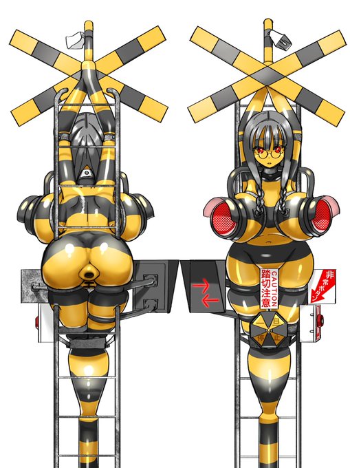 踏切警報機の女の子 