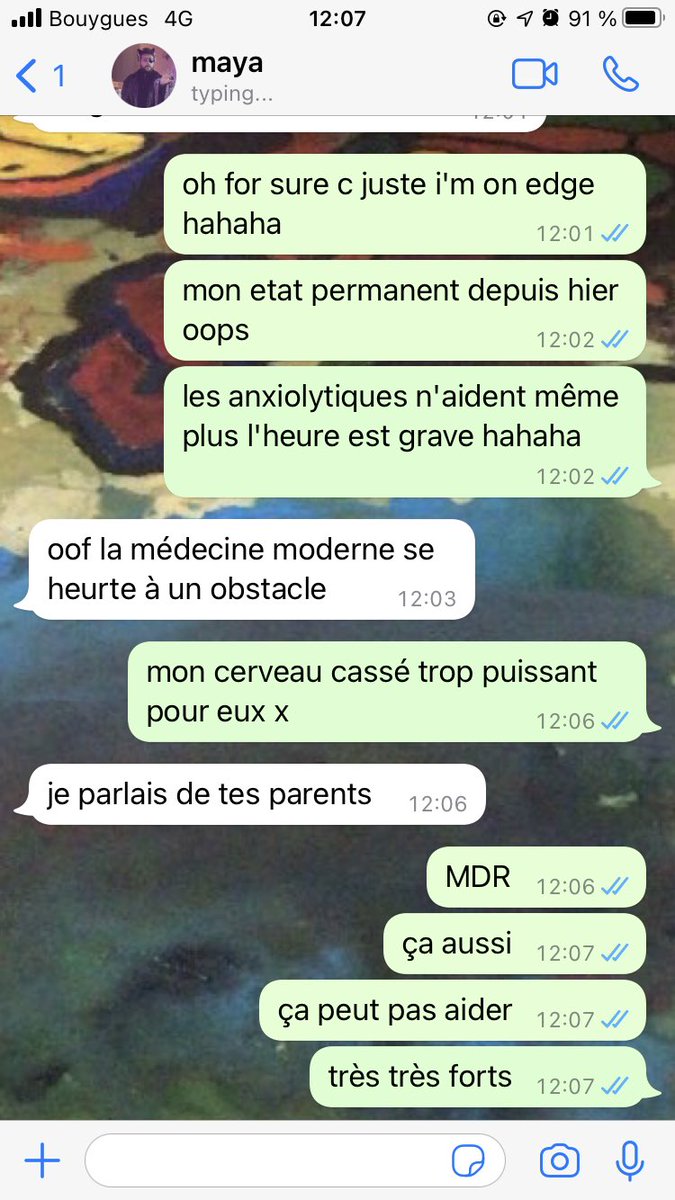 arlogrss's tweet image. mes conversations whatsapp des 5 derniers jours are a great self portrait et i wanna be remembered like this