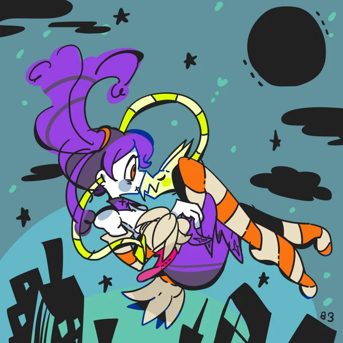 スカルガ10周年と聞いて!過去絵ですがお気に入りでお祝いします!おめでとー!!
#skullgirls 