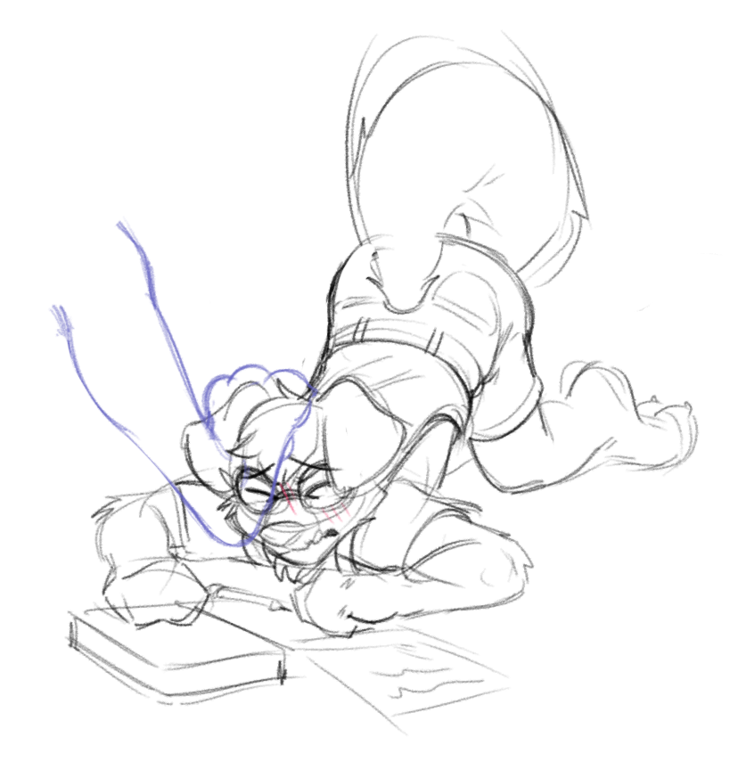 foxehhyz's tweet photo. Life's ruff for a dweebish puppy like @PaddedBandit. But thankfully he gets rewarded by the jocks for getting their homework done on time... https://t.co/mQ3Mo0mF3f