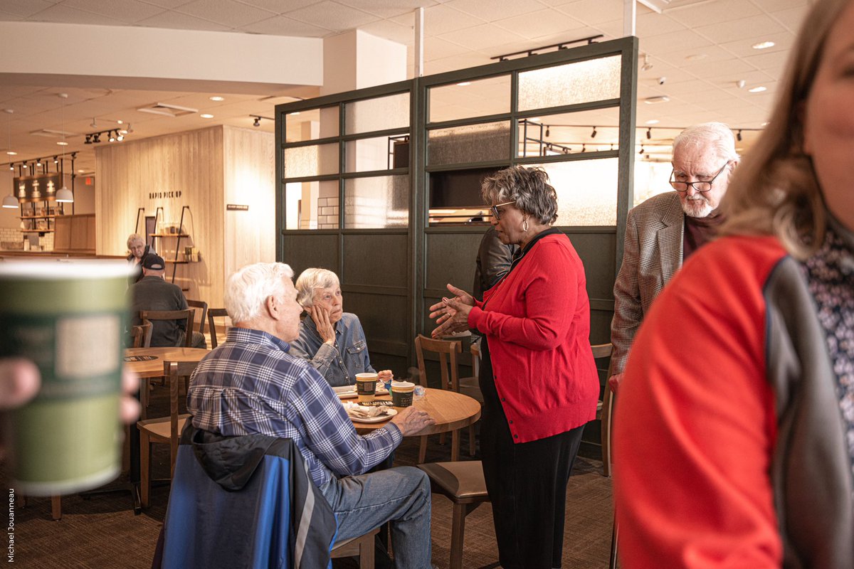 VoteforDoris's tweet photo. Today’s Coffee and Conversation in Decatur was phenomenal!  Individuals from throughout the community stopped by to visit; say hello; ask questions; and “give me an earful and I enjoyed every minute.  These events are a great way to engage our communities.  #il48! https://t.co/Cgld5QqlzB