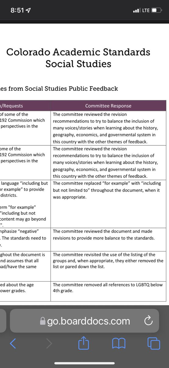 lizjmeyer's tweet image. Icymi: #DontSayGay has come to Colorado. Colorado Dept of Ed committee removed all mentions of #lgbt people from the new #socialstudies standards for grades k-4. Thread 1/x