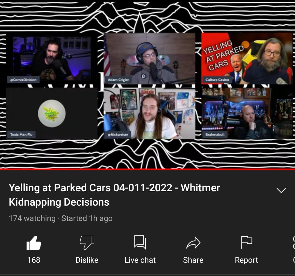 GNinjuh's tweet photo. 🗣#YellingAtParkedCars🚗 04-11-2022
#GretchenWhitmer #Kidnapping #Decisions
YELLING TONIGHT:
@ComixDivision
@CultureCasino
@TheGoodVoiceGuy
@Nickweiser
@AdamCrigler
@greatTMF
@Mr_brahmabull
#ComixDivision⚡
Join #DixDivision
Join #VagGuard
https://t.co/cxqHARsWnE https://t.co/1xeBuvxTEB