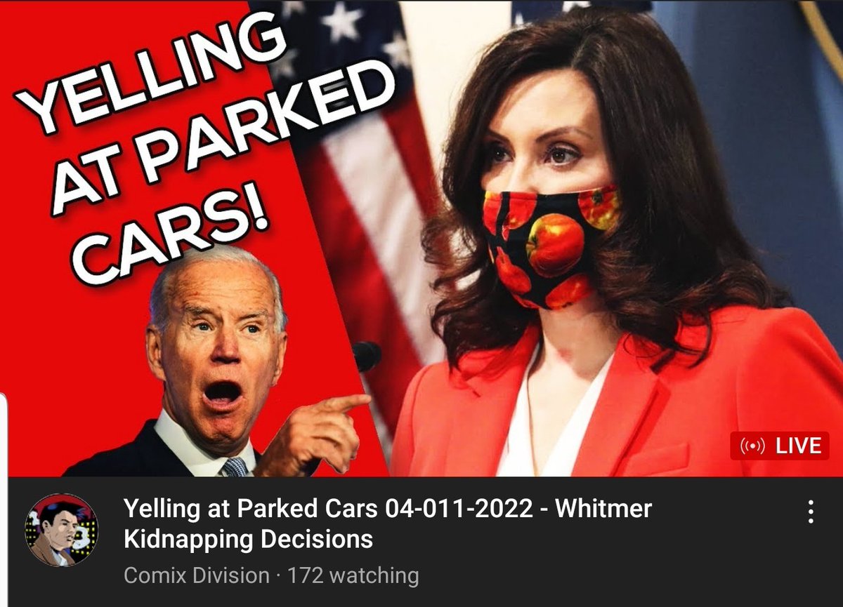 GNinjuh's tweet photo. 🗣#YellingAtParkedCars🚗 04-11-2022
#GretchenWhitmer #Kidnapping #Decisions
YELLING TONIGHT:
@ComixDivision
@CultureCasino
@TheGoodVoiceGuy
@Nickweiser
@AdamCrigler
@greatTMF
@Mr_brahmabull
#ComixDivision⚡
Join #DixDivision
Join #VagGuard
https://t.co/cxqHARsWnE https://t.co/1xeBuvxTEB