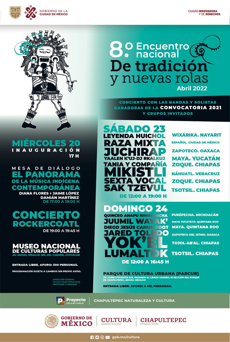 Muy felices y entusiasmados de presentarnos en el nuevo skatepark de la CDMX : PARCUR el próximo sábado 23 de Abril, compartiendo con bandas muy chidas y auténticas. 🤘🏽🎸🛹🇲🇽 #razamixta #envivo #skatepark #parcur #cdmx🇲🇽 #rocknroll #funk #punk Gracias queridísima <a href="/AGENTENEGRO/">AGENTE NEGRO</a>