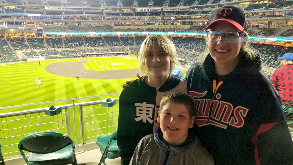 ParvisPals's tweet photo. When Wyatt got on the van this afternoon he yelled, "See you in a few hours Parvi!" 👋

I wish I would have gotten a picture of his face when I turned the corner of his section at the @Twins game! Shock turned to sheer joy. Thanks for singing #TakeMeOutToTheBallgame with me! https://t.co/SE68NOfRzg