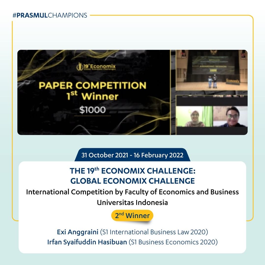 Sebagai Prasmulyan, kamu akan difasilitasi dengan lingkungan yang suportif akan mindset kritis dan kreatif dalam mengeksplorasi ide. Yuk, ambil langkah pertamamu bersama Universitas Prasetiya Mulya!
#Prasmul #PrasmulChampions #Lomba  #BanggaJadiPrasmulyan #PilihPrasmulAja