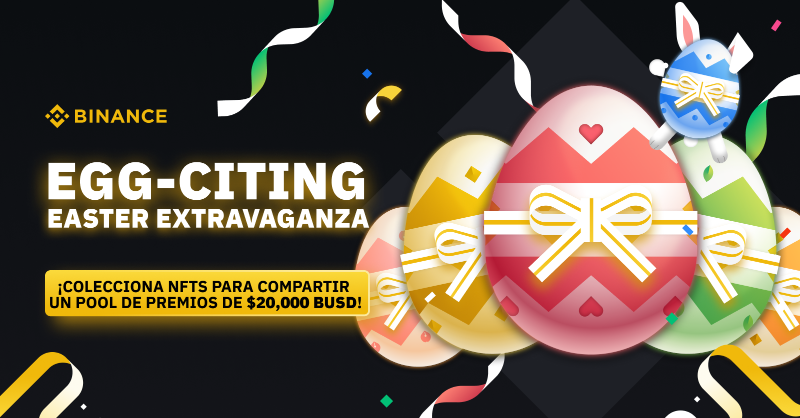 BinanceLATAM's tweet photo. 🔥 GANA 1 CAJA MISTERIOSA + PREMIOS 🔥

🥚 EGG-CITING EASTER EXTRAVAGANZA 🥚

1⃣ Like + comparte + follow @TheBinanceNFT &amp; @BinanceES 
2⃣ Sube 📸 de tu mejor arte de 🥚 de Pascua
3⃣ Etiqueta a 3 amigos 🐇
4⃣ Llena este formulario https://t.co/ATwgkb3TFU

#Sorteo #NFTGiveaway🎁