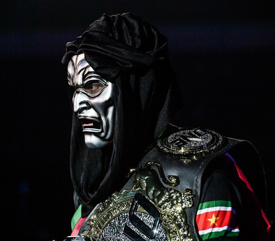 ONEChampionship's tweet photo. "The Immortal" is one scary man 🇸🇷

He defends the ONE lightweight kickboxing belt and his 18-fight winning streak against Arian Sadikovic in the MAIN EVENT on 22 April 👊

#WeAreONE #ONEChampionship https://t.co/czbp9ofpnr