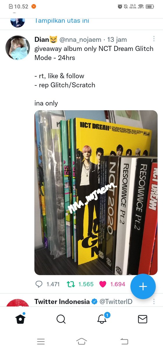 NanaJ2002's tweet photo. @nna_nojaem Done all rules ya kak, semoga kakak selalu di lancarin rejekinya, di permudahin segala urusannya dan berkah selalu dan bahagia selalu buat kakaknya, dan semoga jadi berkah buat kakak kedepannya makasihh udah ngadain GA ini.💚 wish me luck :) https://t.co/VUVno4stTM