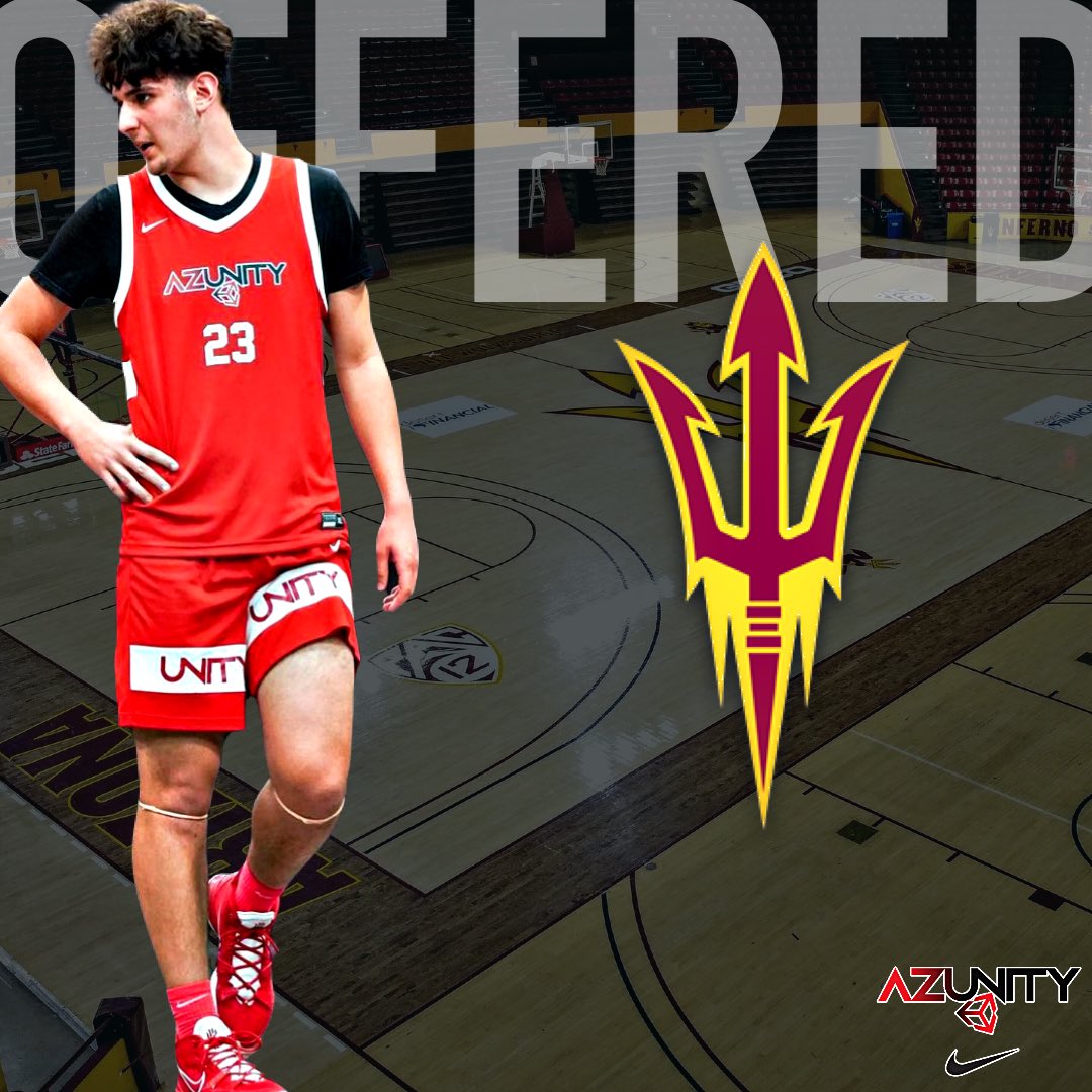 Jovan Milicevic 2024 picks up an offer from <a href="/sundevilhoops/">Sun Devil MBB</a>. had a great weekend. Scoring at all three levels, showing his versatility. #azunity #togetherasone #arizona #nike