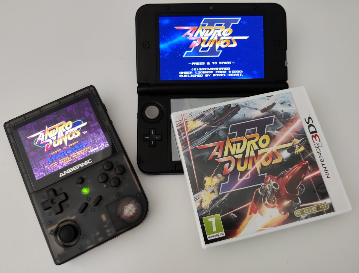 Thanks <a href="/PixelHeart_eu/">PixelHeart</a> 🥰

#AndroDunosII #AndroDunos2 #3DS #RETROGAMING